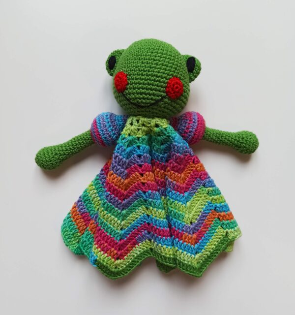 Frog baby cuddle blanket set - Image 4